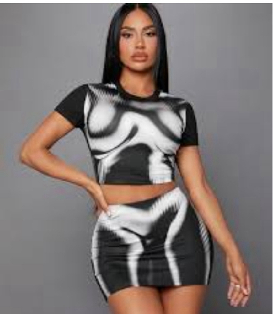 STIJLVOLLE DAME Tie Dye Gedruk - Tie Dye Two Piece recensie en prijs