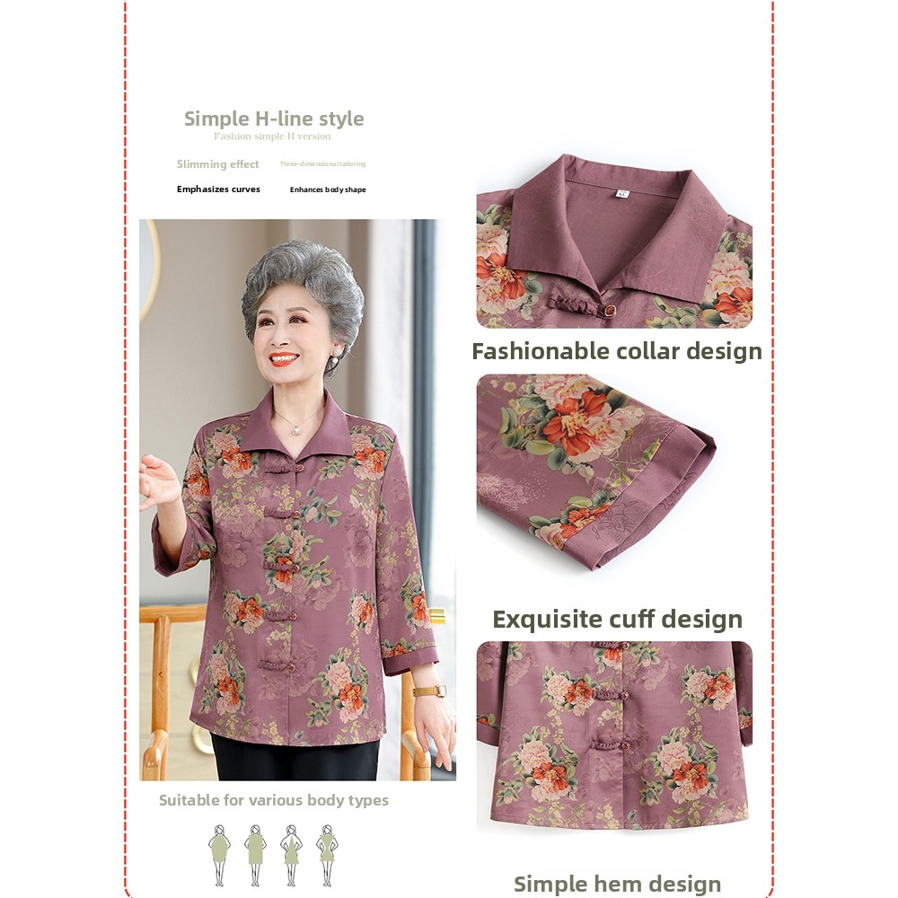 Elegant overhemd met driekwart - Women Fashion Over 60 recensie en prijs