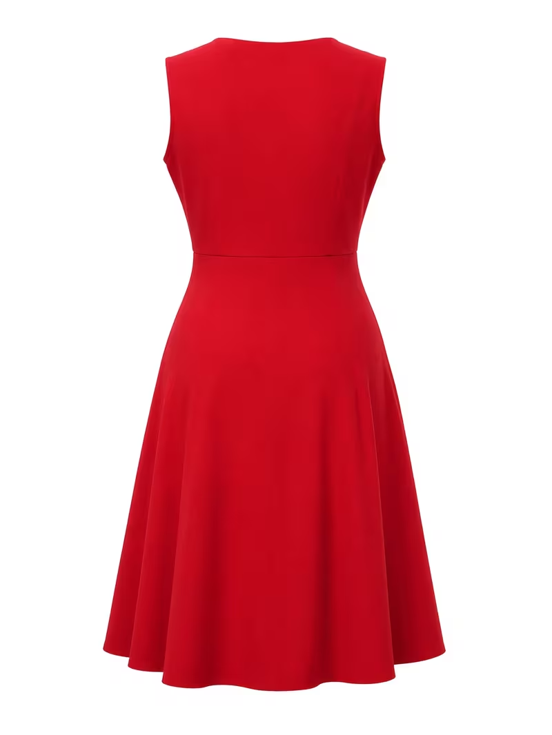 Plus Size Dames Rode Polka Dot - Women Fashion Reddit recensie en prijs