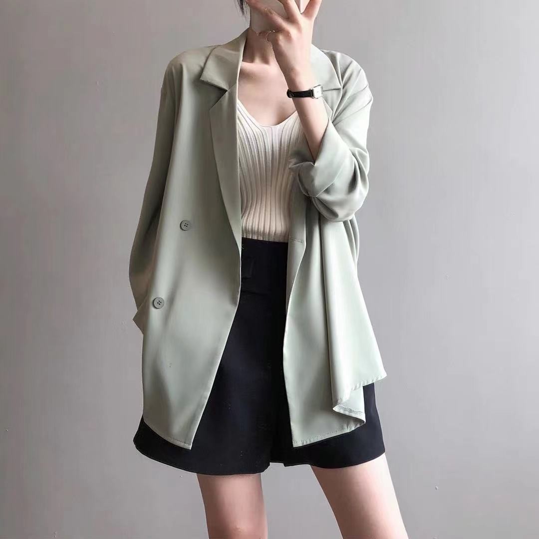 Dames lente zomer dons chiffon - Blazer Women Oversized recensie en prijs