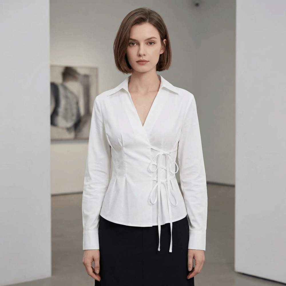 Mode Slim Fit Shirt met lange  - Women'S Y2K Fashion Aesthetic recensie en prijs
