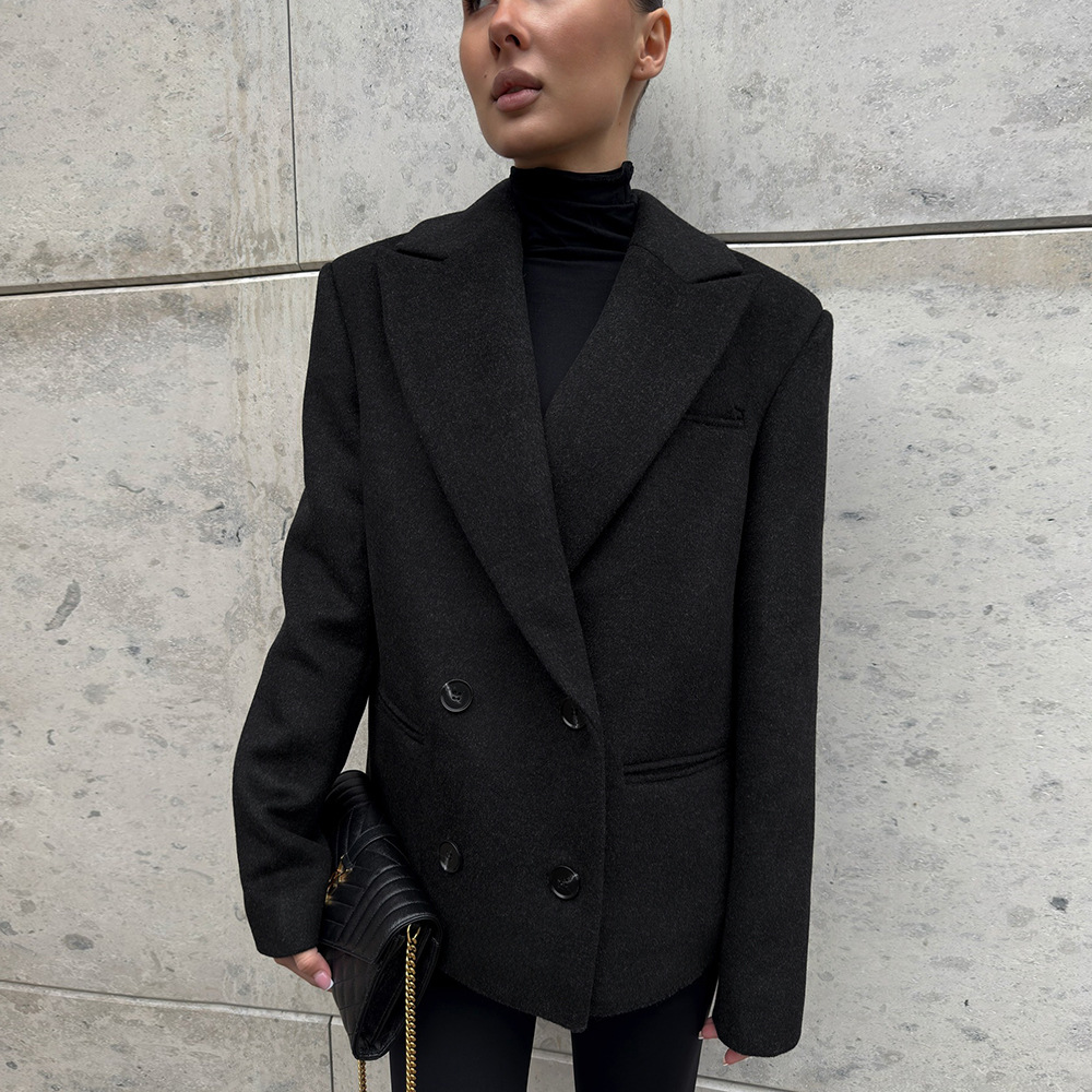 Grijze Wolmix Revers Blazer Ja - Blazer Women Oversized recensie en prijs