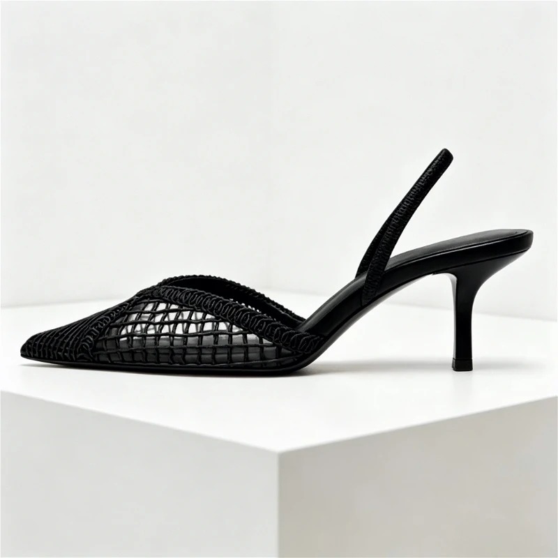 Mesh geweven sandalen met hakk - Women'S Fashion Brands recensie en prijs