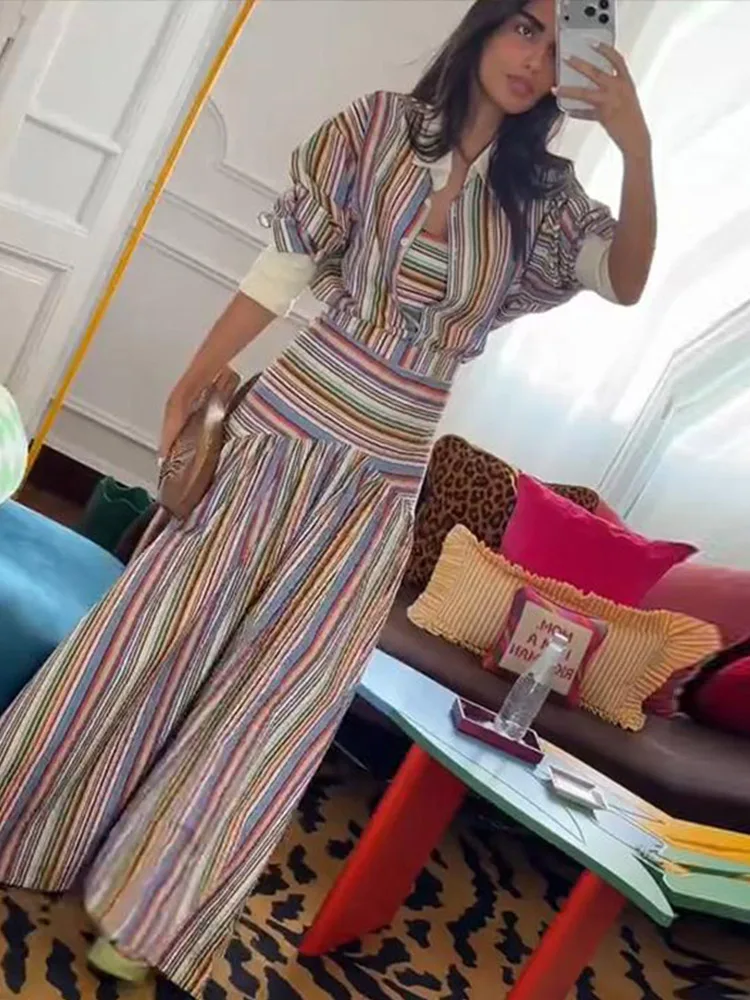 Boho kleurrijke gestreepte shi - Maxi Dress Boho recensie en prijs