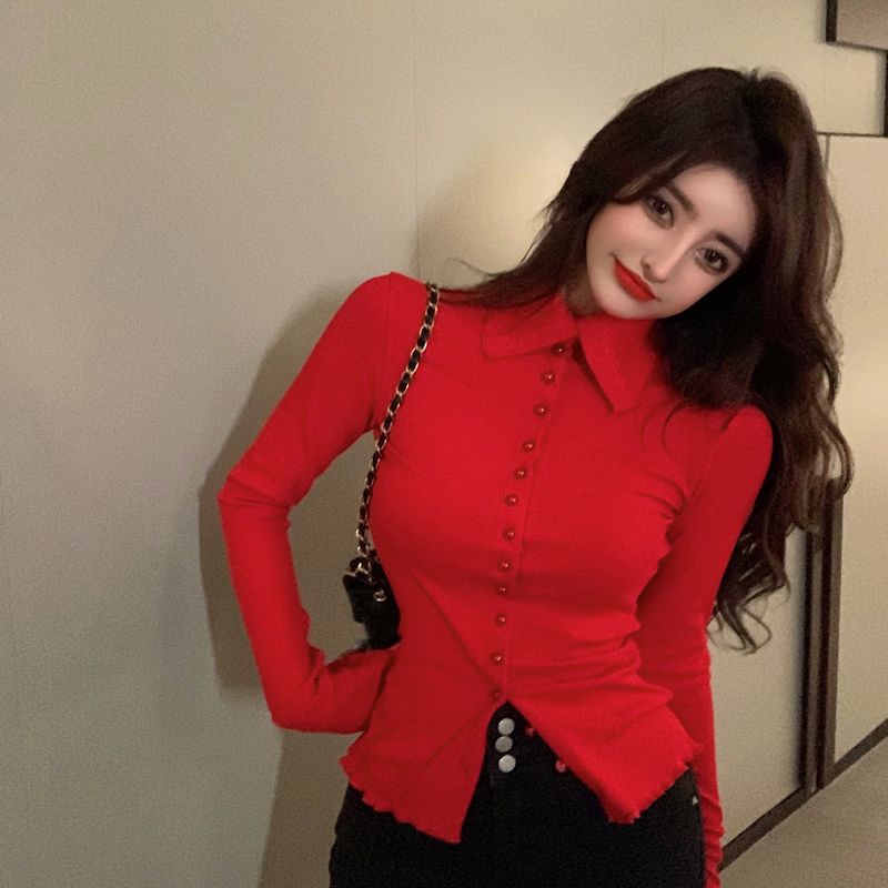 Shirts Vrouwen Skinny Elegante - Women'S Y2K Fashion Aesthetic recensie en prijs