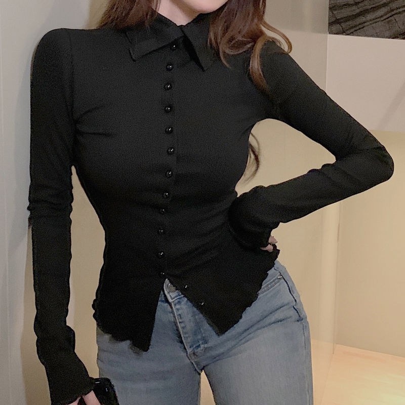 Shirts Vrouwen Skinny Elegante - Women'S Y2K Fashion Aesthetic recensie en prijs